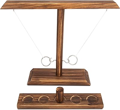 Jeu de lancer d'anneaux dream toys avec échelle de tir, jeu amusant à