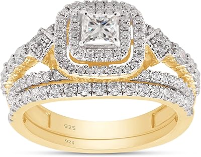 Bague de mariage en diamant moissanite seyfarth diamonds de 1 1 10 ct