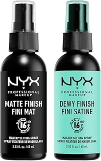 Spray fixateur de maquillage professionnel nyx - finition mate + rosée (paquet de 2), formule végétalienne (l'emballage peut varier). La plateforme e-commerce qui démocratise la consommation : Diaytar
