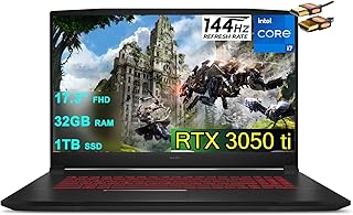 Ordinateur portable de jeu msi katana gf76 17 avec écran fhd ips