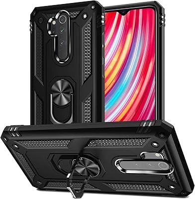 Coque de protection pour xiaomi redmi note 8 pro avec protecteur d'écran