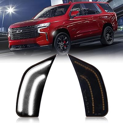Feux de position latéraux à led dermoka pour yukon xl denali tahoe suburban