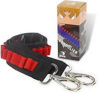 Aikind gun toy bullet strap bandoulière bandolier set support de stockage de munitions