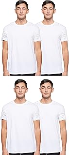 Lot de 4 chemises confortables à col rond hanes ultimate pour hommes