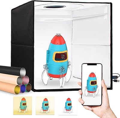 Boîte lumineuse de photographie puluz 40 cm, boîte photo pliable 3 couleurs