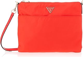 Sac bandoulière guess eco gemma pour femme, rouge vif, taille unique