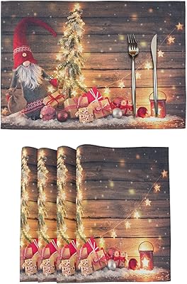 Ensemble de 6 gnomes de noël et d'hiver, cadeaux de bonhomme de neige