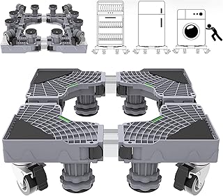 Base mobile universelle pour lave-vaisselle et réfrigérateur avec 4 roues