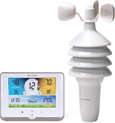 Notus 01530m précis (3-en-1) avec station météo souterraine wi-fi blanc