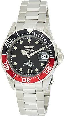 Montre analogique automatique invicta avec bracelet en acier inoxydable pour homme (9403), acier