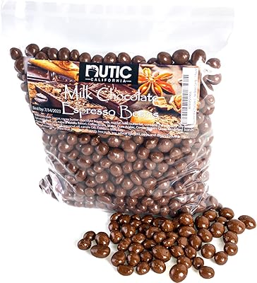 Grains de café expresso enrobés de chocolat au lait gastronomique | grains