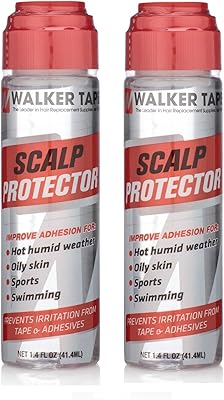 Ruban adhésif pour cuir chevelu walker tape, 1,3 g (paquet de 2).
