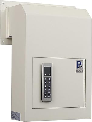 Boîte de porte avec serrure électronique, beige wss-159e ii