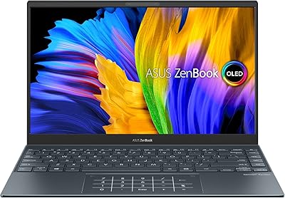 Ordinateur portable ultra fin asus zenbook 13, 13,3 ? oled nanoedge, plate-forme intel