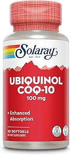 Solaray ubiquinol coq-10 100 mg gélules 30