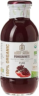 Jus de grenade 100 % biologique pressé à froid georgia natural, 300 ml