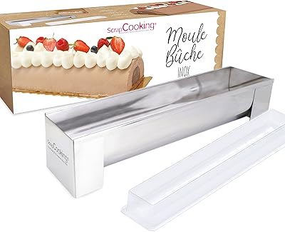 Modèle de bûche de noël 1910 avec insert en acier inoxydable multicolore 30 x 8 x 6,5 cm. Diaytar Sénégal : Votre destination e-commerce pour des produits de qualité à prix discount