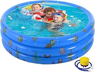 Piscine gonflable pour enfants mother anna avec un design rond pour les tout-petits