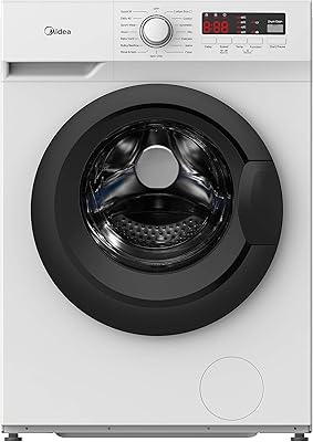 Lave-linge entièrement automatique, chargement frontal de media, capacité 7 kg, 1400 tr/min, blanc