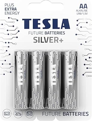 Tesla silver aa + pile alcaline - plus puce blister extra puissante lr6/1,5