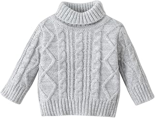 Pull tricoté pour enfants, filles et jeunes garçons, unisexe, à manches longues, couleur