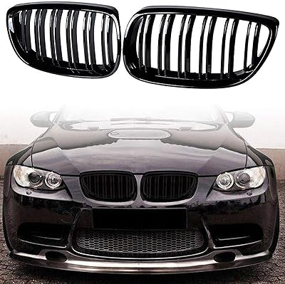 2 pièces grilles de pare-chocs avant sport pour bmw e92 e93