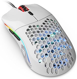 Souris de jeu glorious model o - blanc brillant