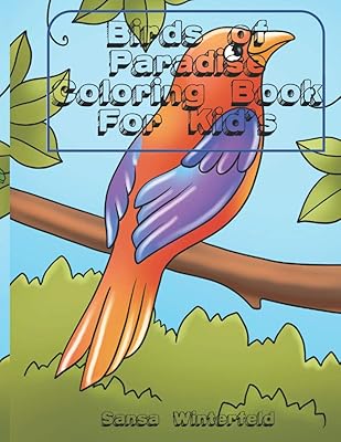 Livre de coloriage oiseaux du paradis pour enfants : 4 à