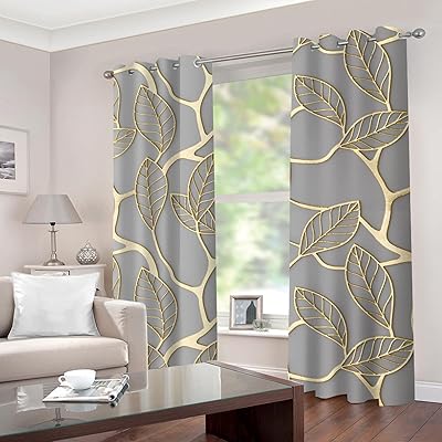 Rideaux occultants pour enfants pour chambre à coucher, 2 panneaux x 66"l x