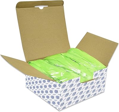 Lot de 50 cordons plats avec crochet et clip de sécurité porte-badge vert