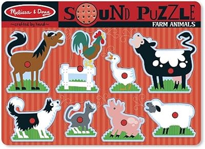 Melissa & doug 10726 puzzle sons d'animaux de la ferme |