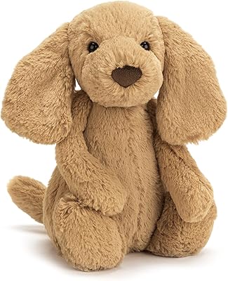 Jellicat bashful toffee poppy peluche de cadly, multicolore, bas3tpus