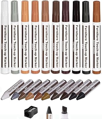 Un ensemble de marqueurs pour meubles composé de 17 outils de réparation