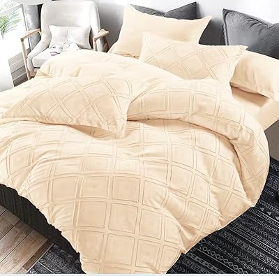 Parure de lit mmm king size, 6 pièces en coton de haute qualité