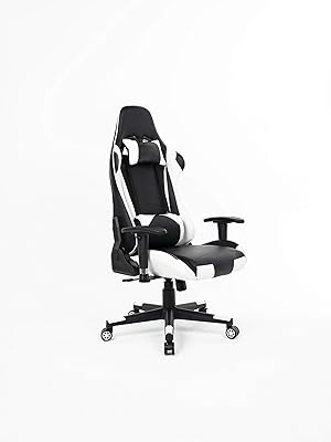Chaise de jeu ergonomique urban wave (modèle : moscou) avec oreiller appui-tête