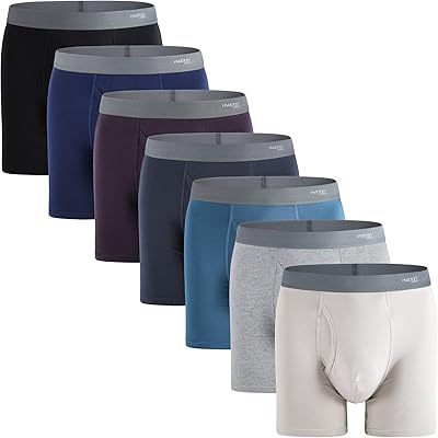 Sous-vêtements en coton doux pour hommes 7 pièces pour une semaine