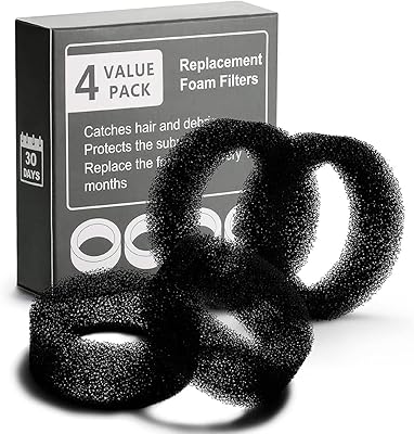 Paw paw you pet fountain pré-filtre en mousse v3.0, remplacement du filtre