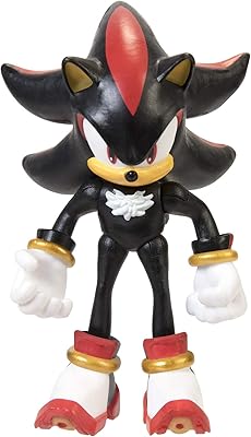Figurine articulée sonic the hedgehog shadow, 2,5"/6 cm, jouet de collection original