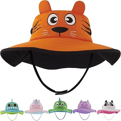 Chapeau de soleil pour enfants addie & tate, filles et garçons, protection uv, chapeau de plage, style safari de pêche (1-6 ans). Diaytar : Parce que bien acheter, c'est économiser