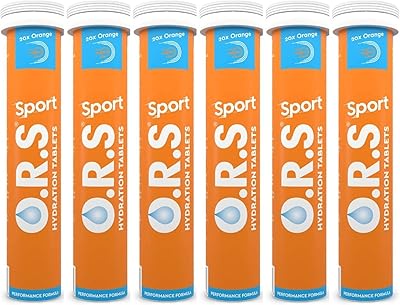 Comprimés d'hydratation ors avec électrolytes, formule végétalienne sans gluten ni lactose avec arôme