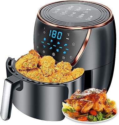 Friteuse à air 7,2 l, 8 programmes prédéfinis, friteuse électrique 1 500 w