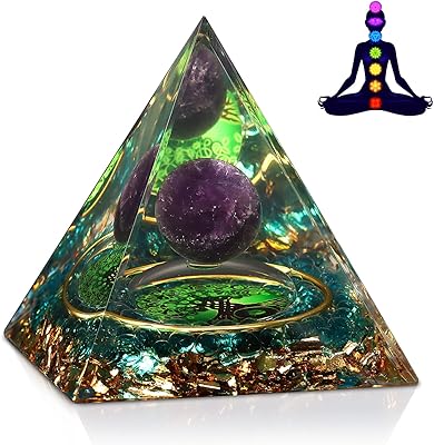 Orgonite guérisseur cristal et pierre d'orgone améthyste pyramide boule arbre de vie plans