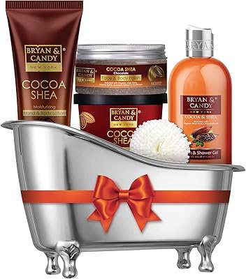 Coffret de bain au beurre de cacao brian & candy new york