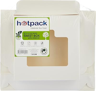 Boîte à bonbons blanche jetable hot pack, boîte cadeau, emballage de fête