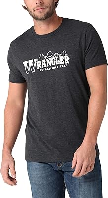 T-shirt graphique à manches courtes pour homme, gris, taille unique