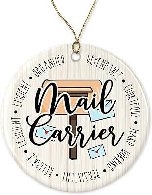 Ornement de facteur htdesigns du meilleur tous les temps cadeau charme voiture