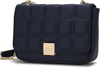 Sac à bandoulière pour femme de la collection mkf, sac à main matelassé