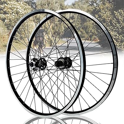 Jeu de roues de vélo vtt 26/27,5/29 pouces disque/jante frein à dégagement rapide