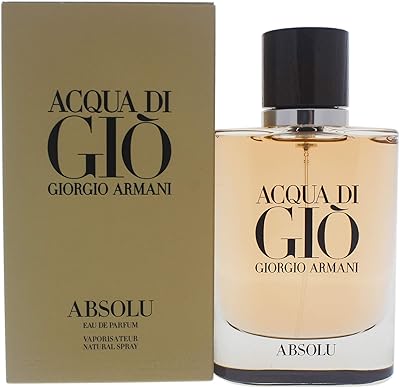 Giorgio armani acqua di gio absolu eau de parfum pour homme, 75 ml