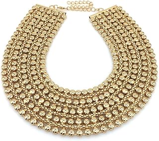 Collier ras du cou en métal épais pour femmes soutien-gorge collier